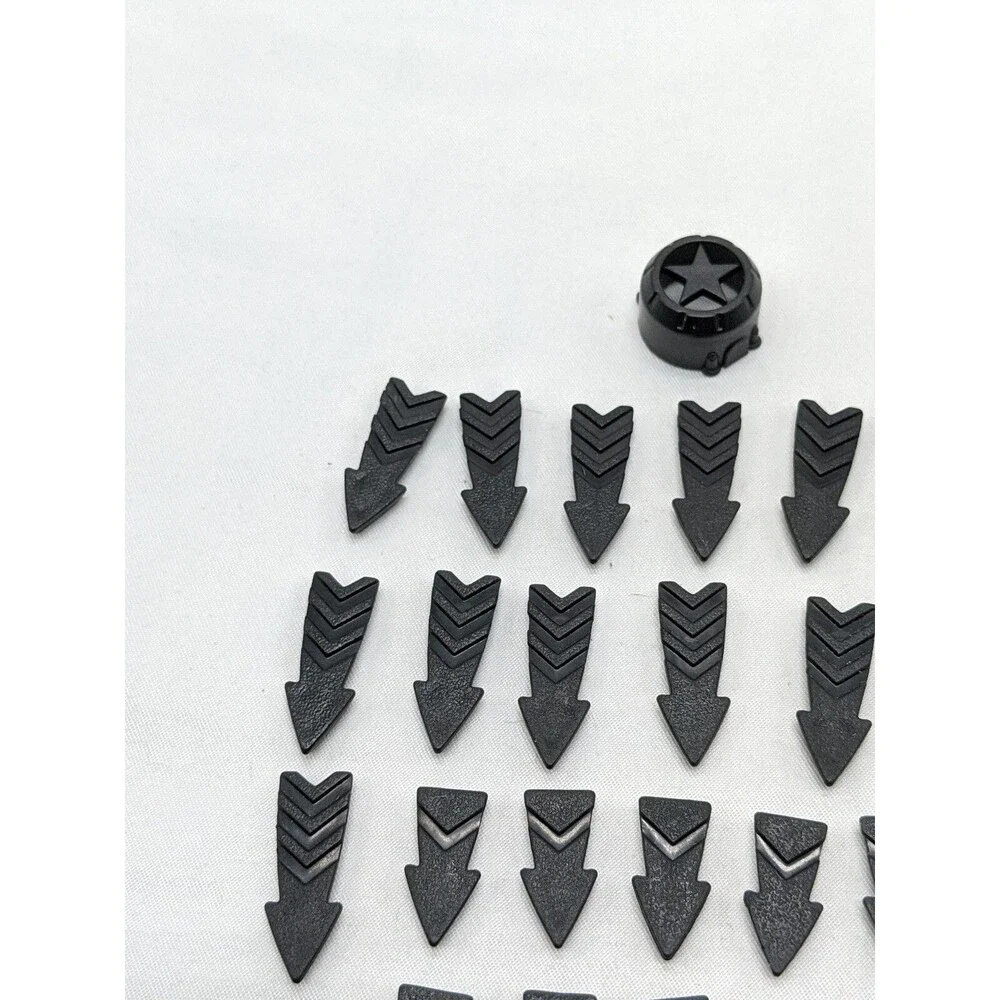 (50) Black Player Risk 2008 Player Pieces